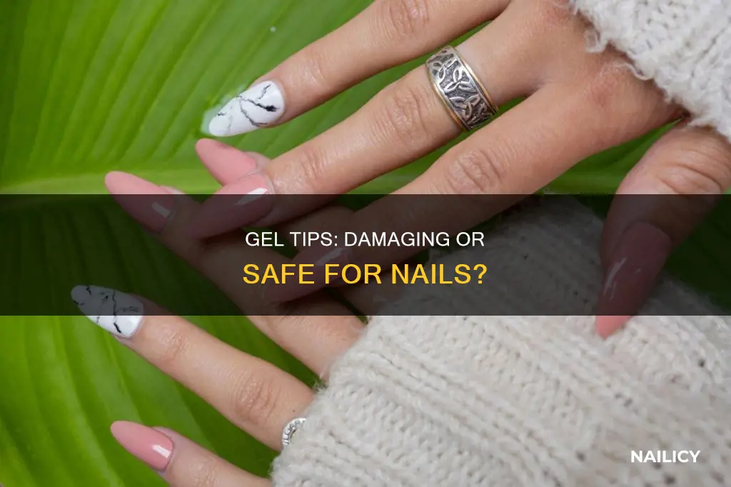 do gel tips damage nails