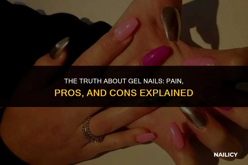 do getting gel nails hurt