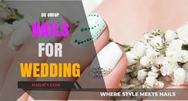 Elegant Group Nail Ideas for Your Dream Wedding Day