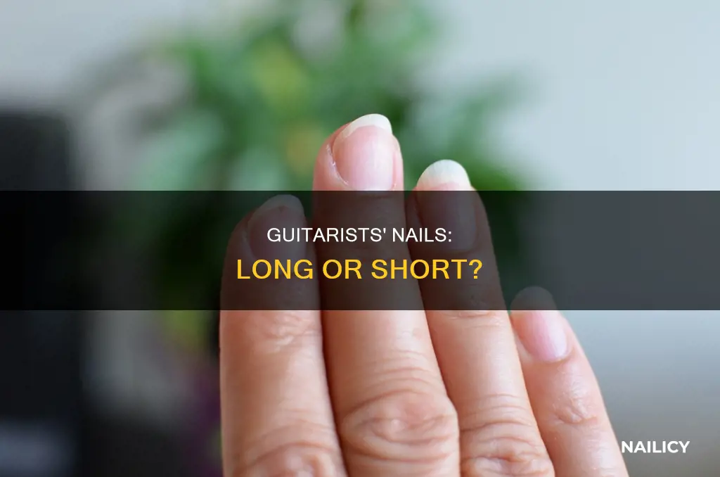 do guitar players have long nails