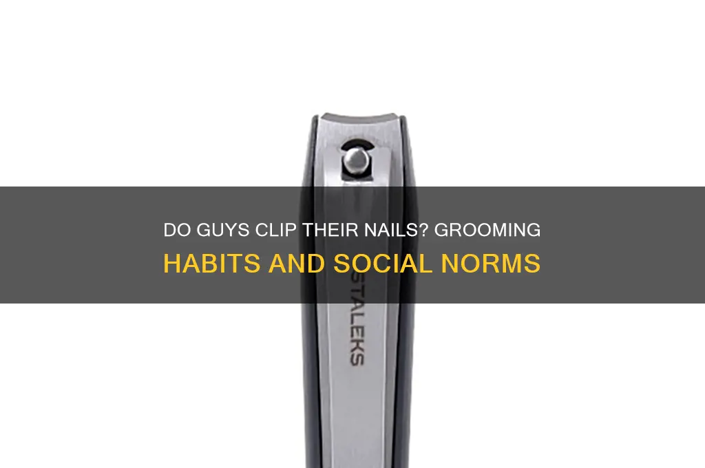 do guys clip their nails