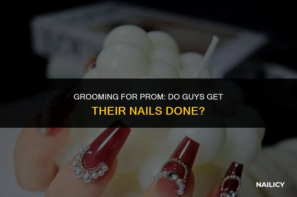 do guys get their nails done before prom