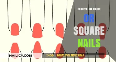 Round vs. Square Nails: Which Shape Do Guys Prefer?
