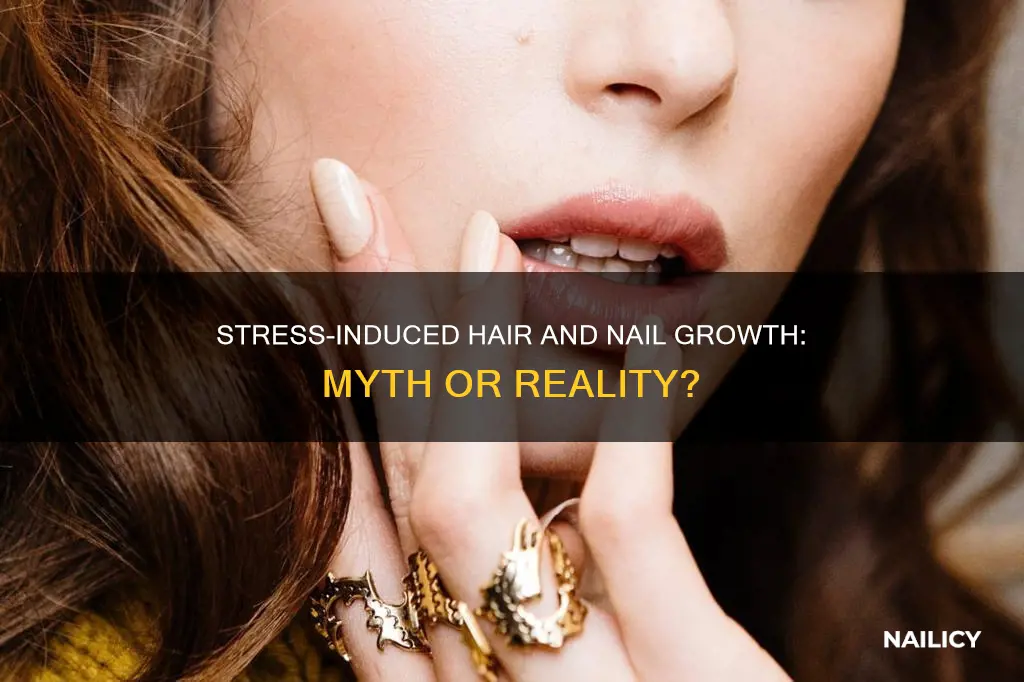 do hair and nails grow faster under stress