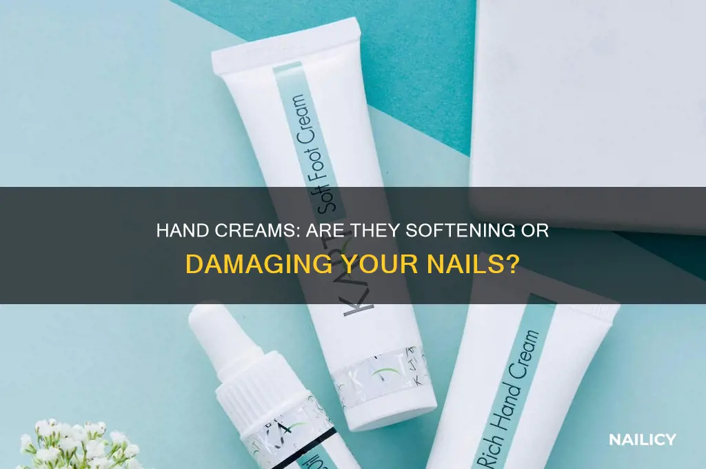 do hanc creams make nails soften
