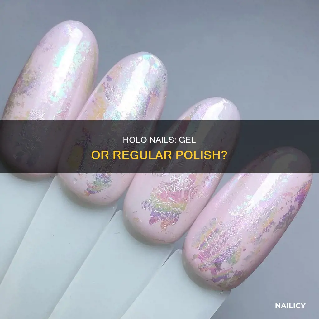 do holo nails need to be gel