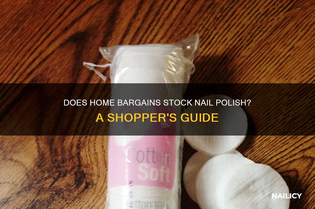 do home bargains sell nail polish