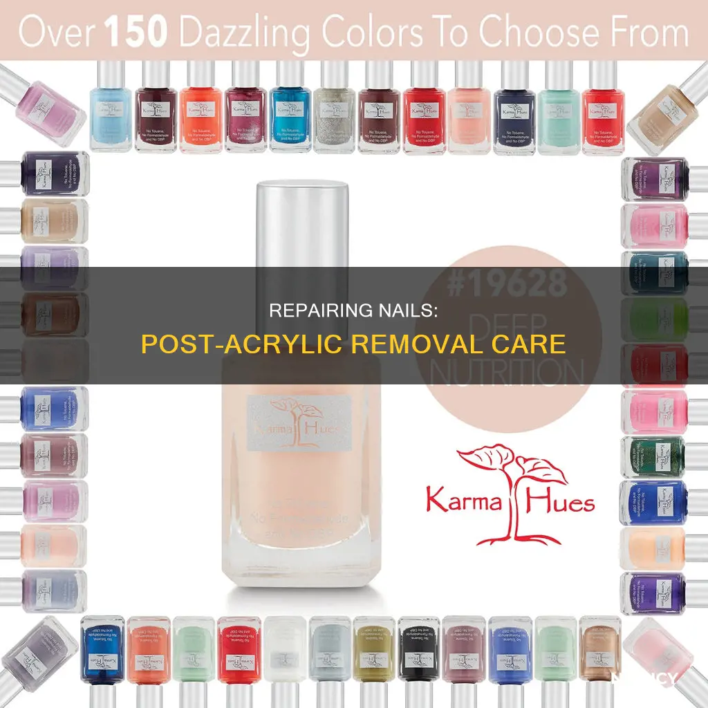 do how to fix nails after removing acrylics
