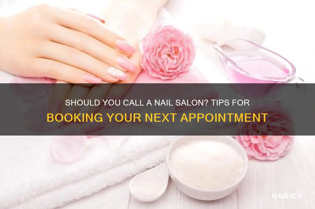 do i call a nail salon