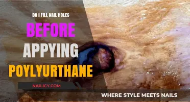 Should You Fill Nail Holes Before Applying Polyurethane? A Guide
