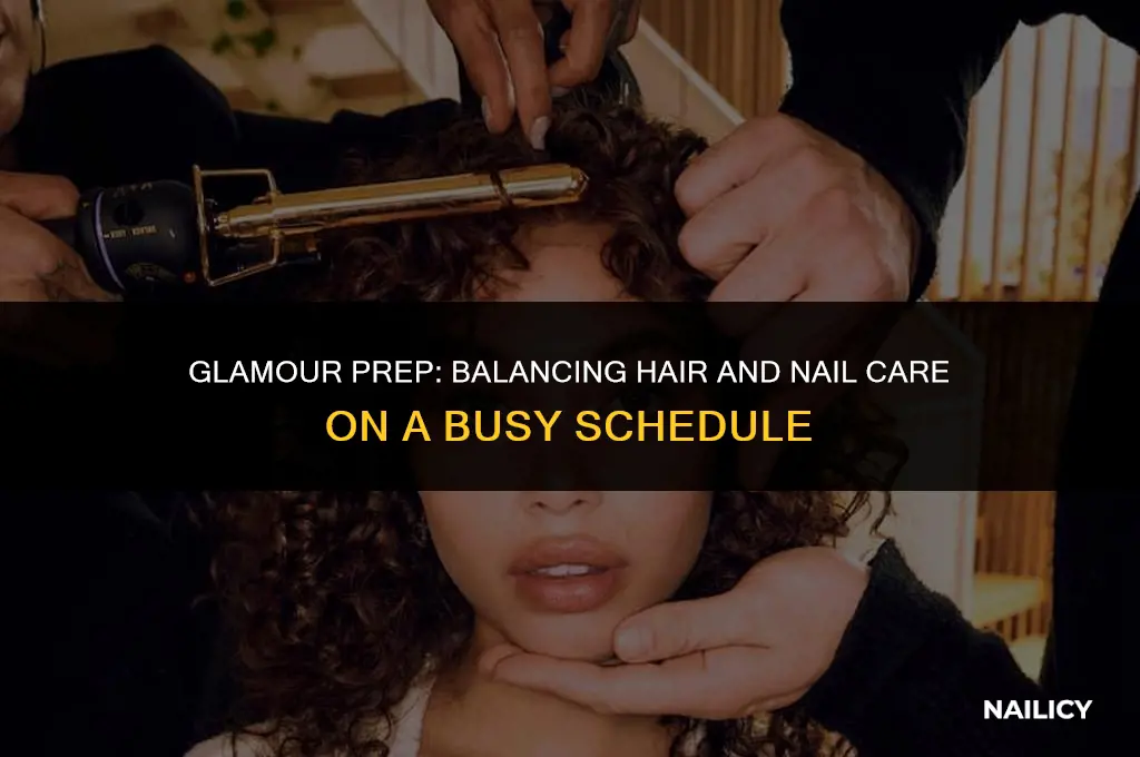 do i get my hair done check my nails