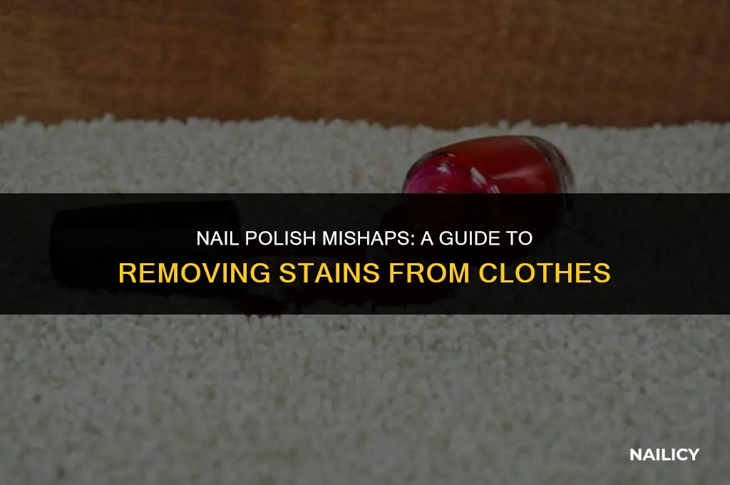 do i get nail polish off of clothes