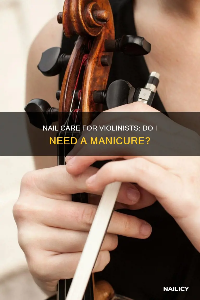 do i have to cut my nails to play violin
