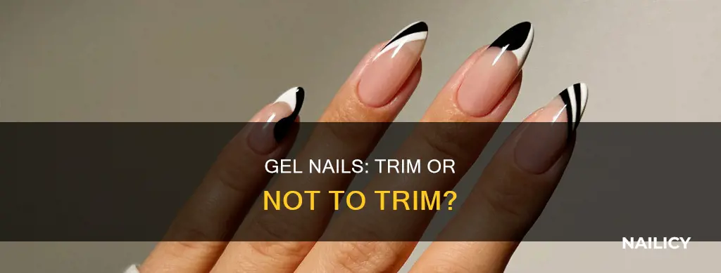 do i have to trim my nails for gel polish
