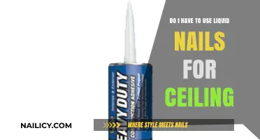 Ceiling Repair Simplified: Liquid Nails vs. Traditional Methods