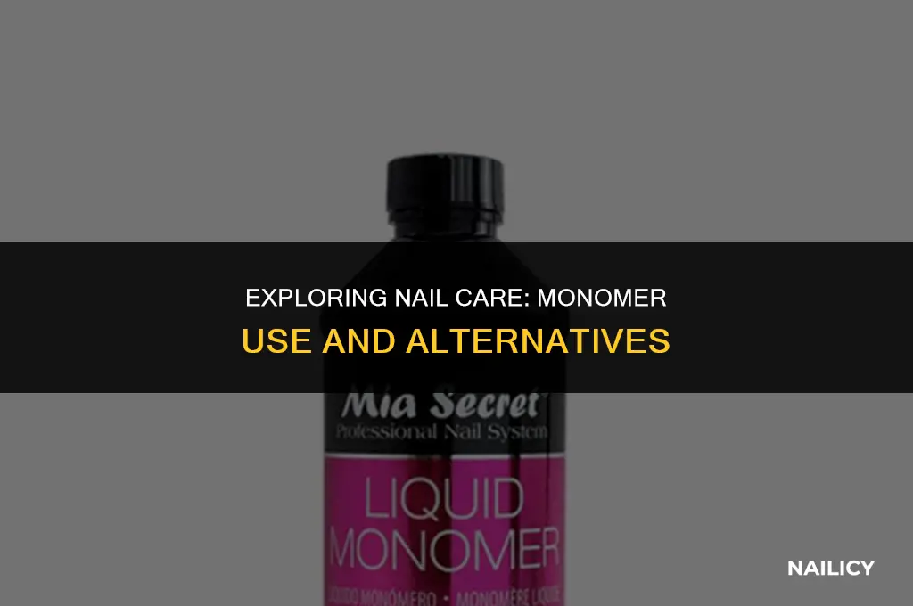 do i have to use monomer for nails