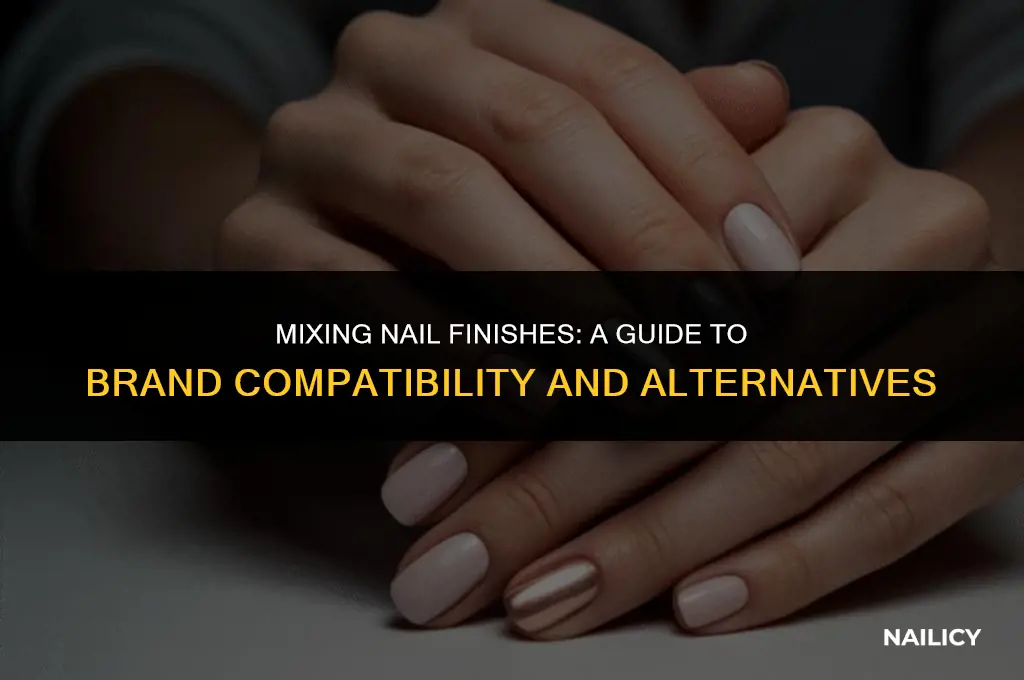 do i have to use the same brand finish nails