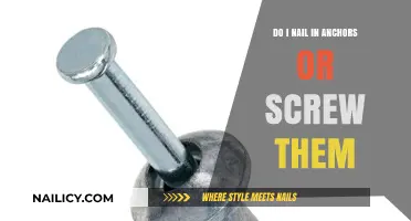 Nailing vs. Screwing Anchors: Which Method Ensures Stronger Wall Mounting?