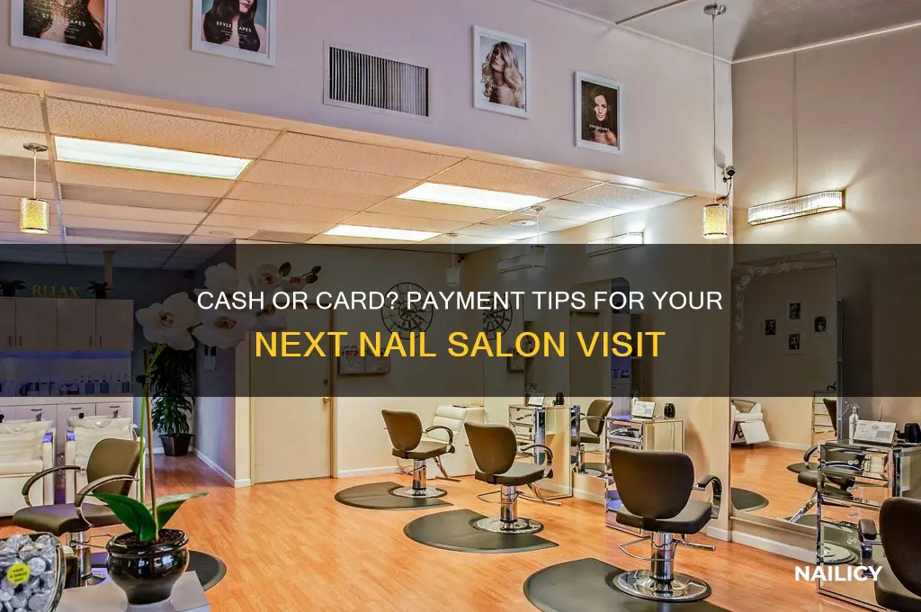 do i need cash for nail salon
