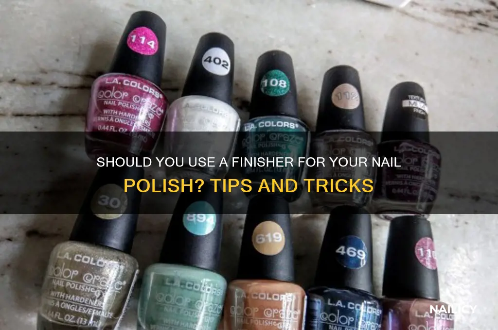 do i need to apply finisher for my nail polish