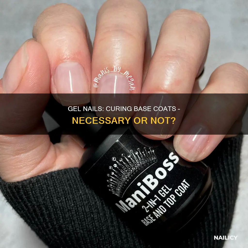 do i need to cure base coat for gel nails