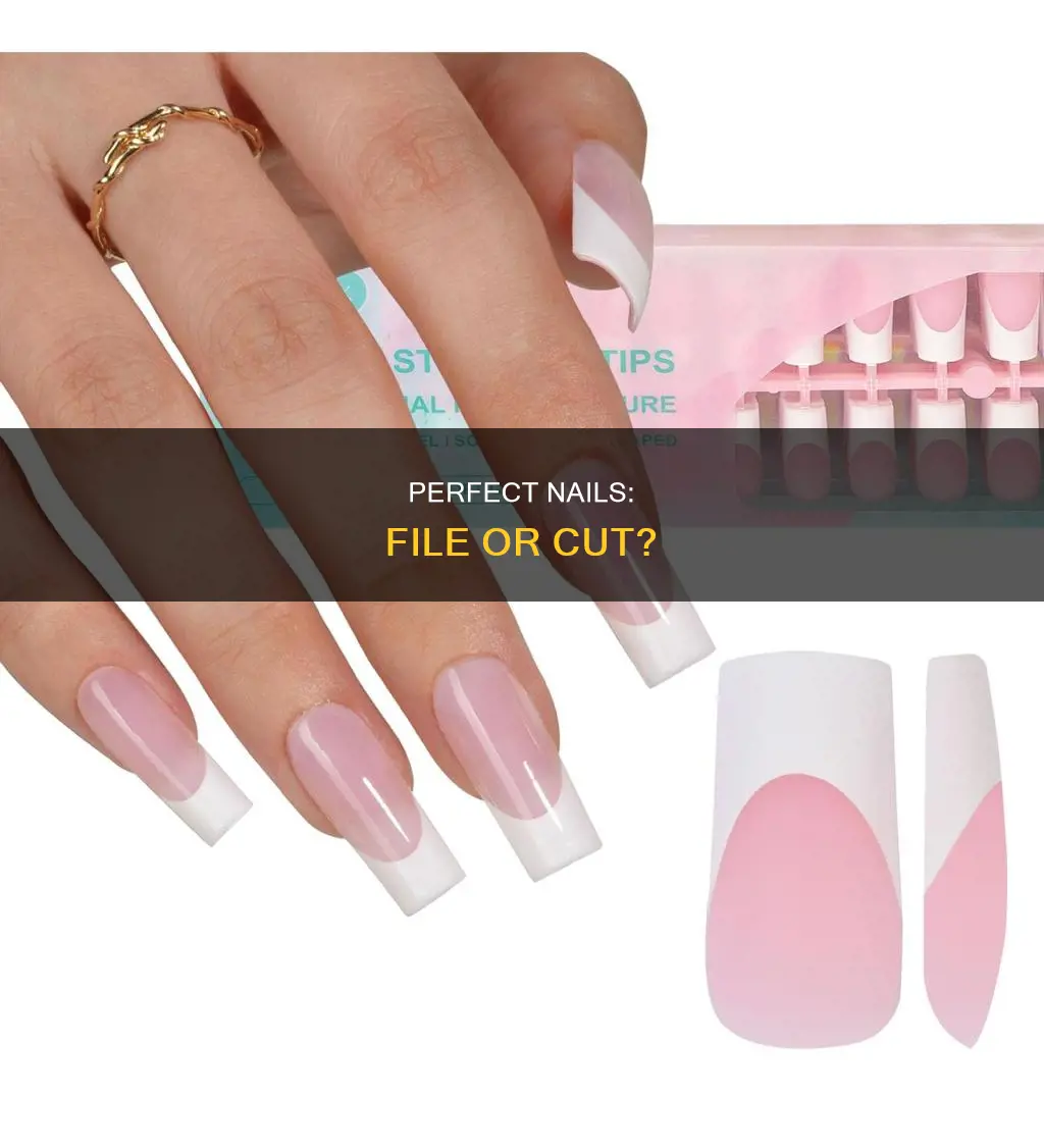 do i need to file nails after cutting them