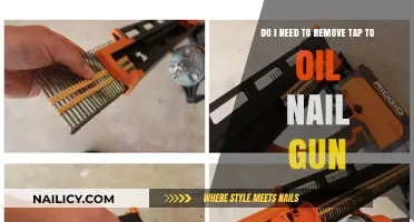 Oil Nail Guns: Tap Removal Necessary?