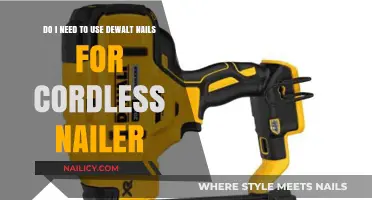 Cordless Nailer Compatibility: DeWalt Nails vs. Other Options