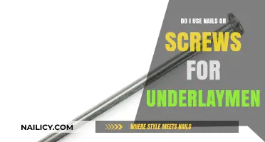 Nails vs. Screws for Underlayment: The Ultimate Guide