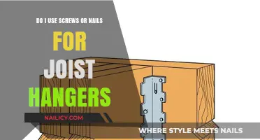 Screws vs. Nails for Joist Hangers: Which Fastener Reigns Supreme?