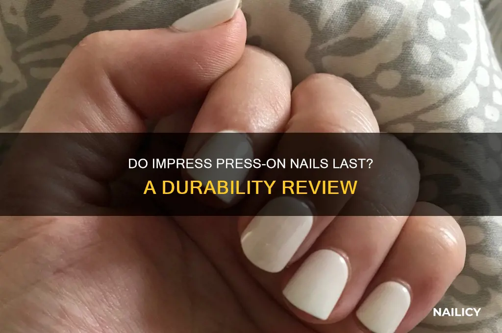 do impress press on nails stay on