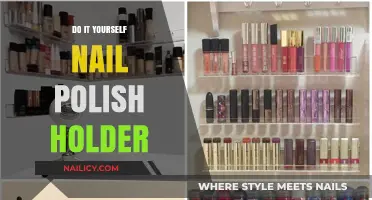 Creative DIY Nail Polish Holder: Organize Your Collection with Style