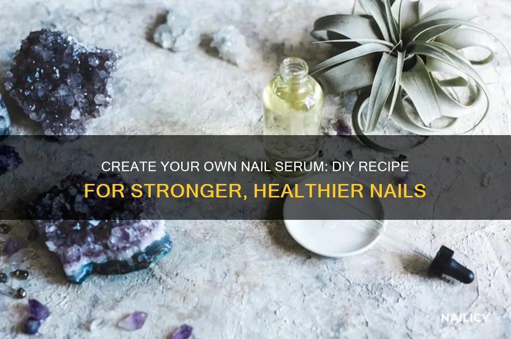 do-it-yourself nail serum