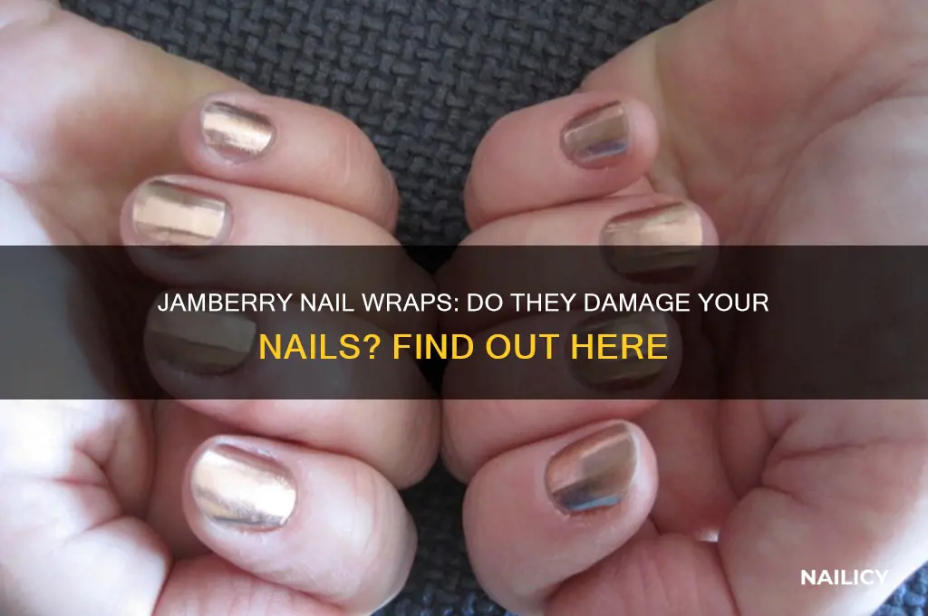 do jamberry nail wraps damage your nails