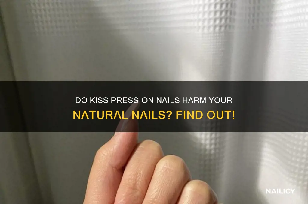 do kiss press on nails damage nails