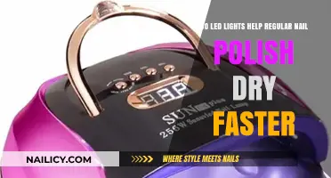 LED Lights and Nail Polish: Speeding Up Drying Time?
