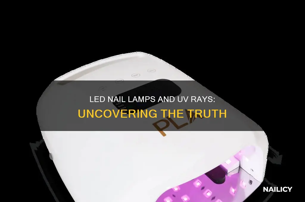 do led nail lamps emit uv rays