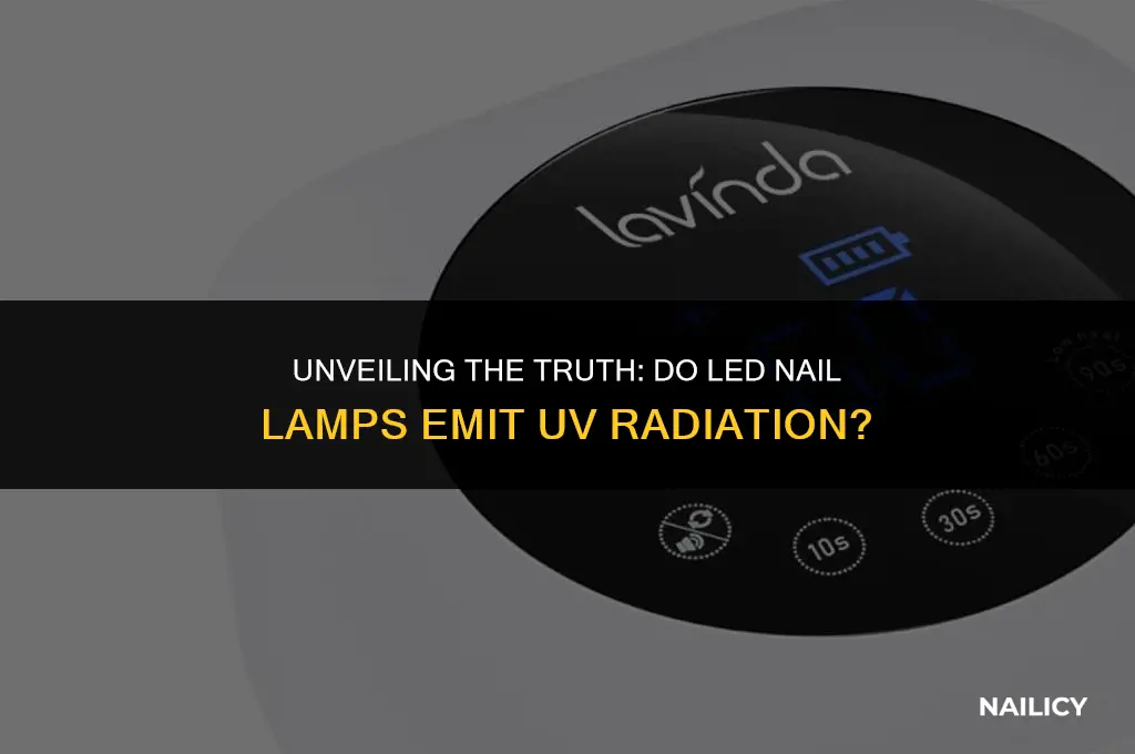 do led nail lamps use uv