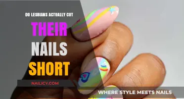 Lesbian Nail Trends: Short Nails, Long on Style