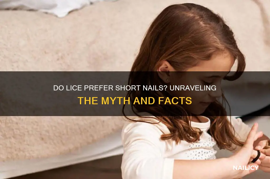 do lice like short nails