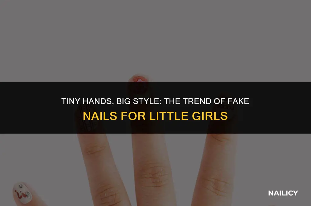 do little girls get fake nails