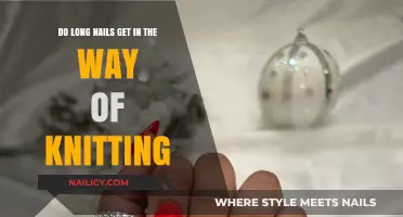 Stitching with Style: Knitting Challenges with Long Nails