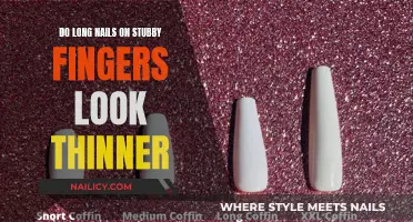 Stubby Fingers, Long Nails: An Optical Illusion?