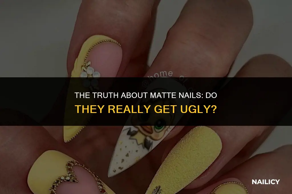 do matte nails get ugly