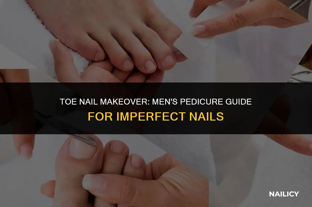 do men get pedicures with bad looking toe nails