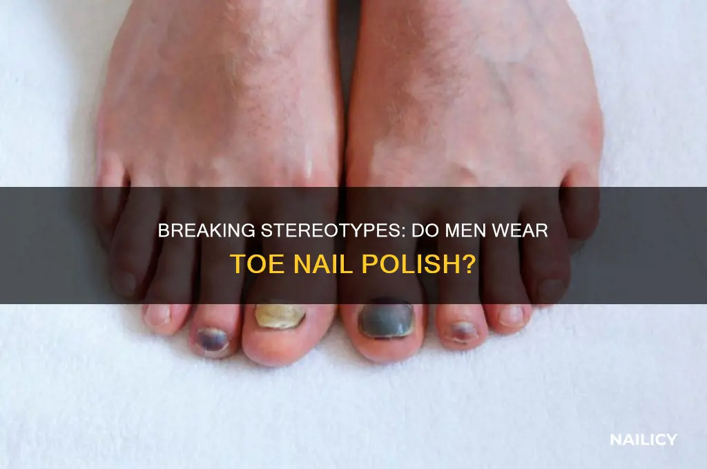 do men wear toe nail polish