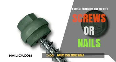 Securing Metal Roofs: The Great Debate Between Screws and Nails