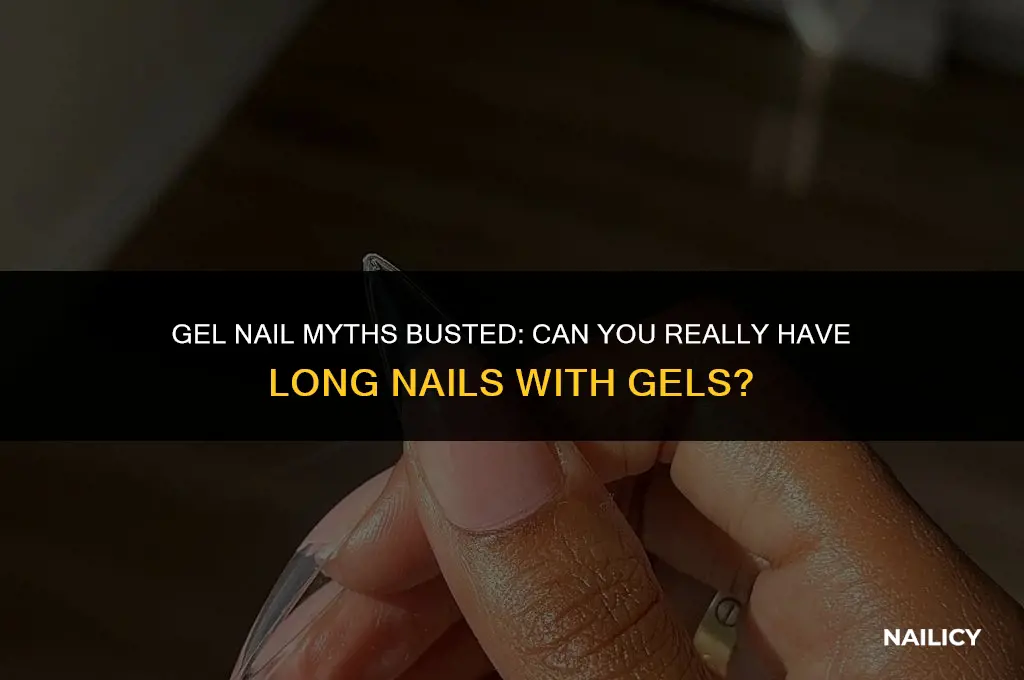 do my nails have to be short to get gels