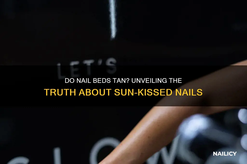 do nail beds tan
