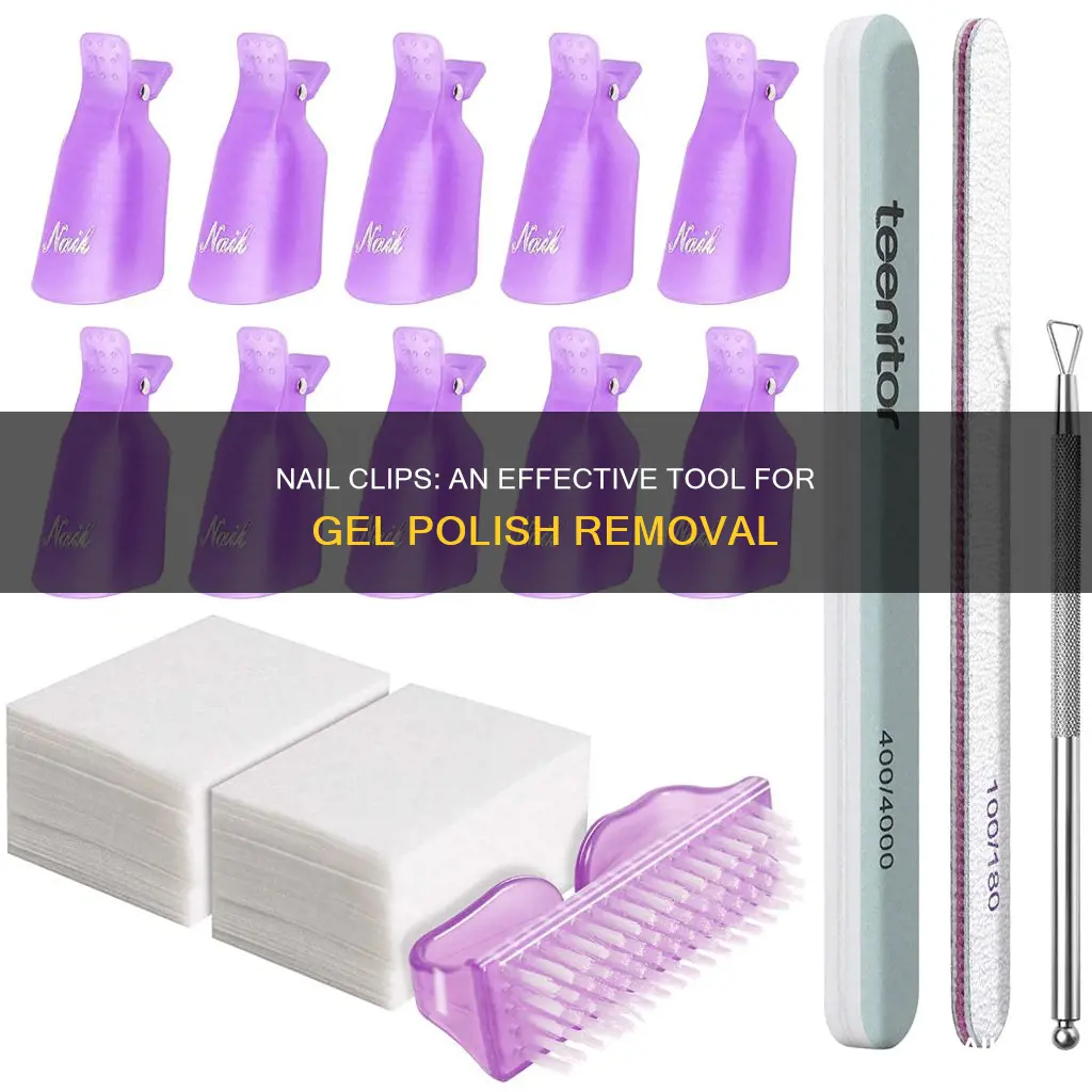 do nail clips help remove gel polish